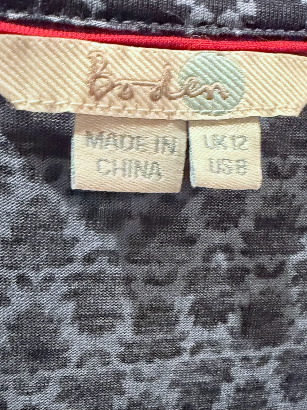 Boden Chepstow Jersey Knit Top SZ 8 - Picture 7 of 10